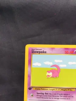 Pokemon Cards: Fossil 1st Edition Common: Slowpoke 55/62 - Image 2
