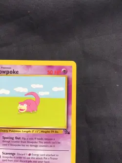Pokemon Cards: Fossil 1st Edition Common: Slowpoke 55/62 - Image 3