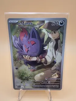 N's Zorua SVP 189 Pokemon Center Stamped ETB Promo Pokemon Journey Together - Image 1
