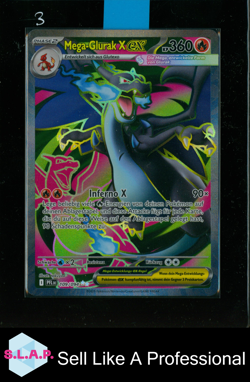 MEGA-GLURAK X EX POKEMON 109/094 EX POWER KEEPERS HOLO SECRET RARE GERMAN - Image 1