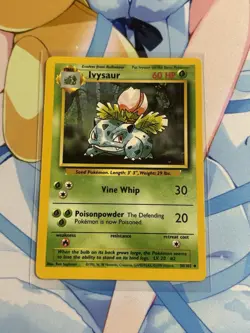 Pokemon IVYSAUR 30/102 Base Set - LP - Image 1