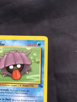 Pokemon Cards: Fossil 1st Edition Common: Shellder 54/62 - Image 3