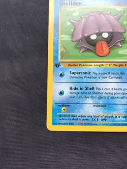 Pokemon Cards: Fossil 1st Edition Common: Shellder 54/62 - Image 5