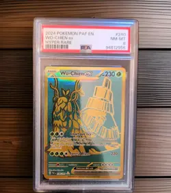 2024 Pokemon Wo-Chien ex 240/091 SV: Paldean Fates Hyper Rare - PSA 9 - Image 1