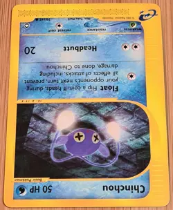 Chinchou # 70/147 (Lampi) Common Aquapolis 2003 Pokemon Englisch Mint Vintage - Image 2