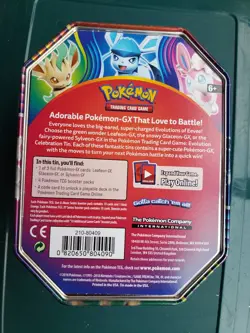 Pokemon Evolution Celebration Tin -Sylveon GX XY Tin | Great Storage/Display - Image 2