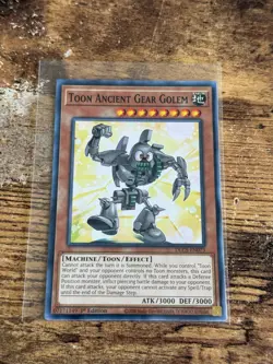 Toon Ancient Gear Golem - DLCS-EN073 - Common - 1st Edition - Image 1