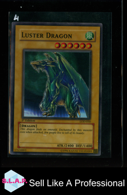 LUSTER DRAGON KONAMI LOD-050 LEGEND OF DARKNESS 1ST EDITION 1996 EN YUGIOH - Image 1