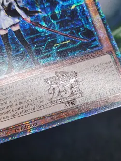 Yugioh Sky Strike Ace - Raye BLTR-EN116 Quarter Century Secret Rare 1st Ed NM - Image 3