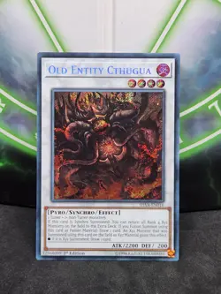 Yugioh Old Entity Cthugua SHVA-EN016 Secret Rare 1st Edition NM - Image 1