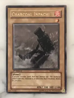 Yu-Gi-Oh! “CHARCOAL INPACHI” Ultimate Rare 1st Ed SOD-EN001 - Image 1