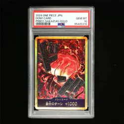 PSA 10 GEM MT 2024 One Piece JPN DON!! CARD PRB01-SAKAZUKI-GOLD - Image 1
