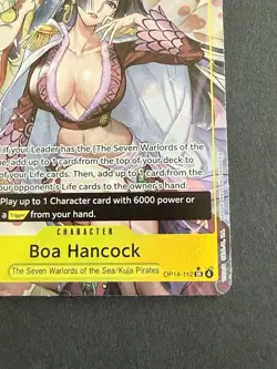 Boa Hancock (Alt Art) OP14-112 SR The Azure Sea’s Seven English One Piece TCG NM - Image 5