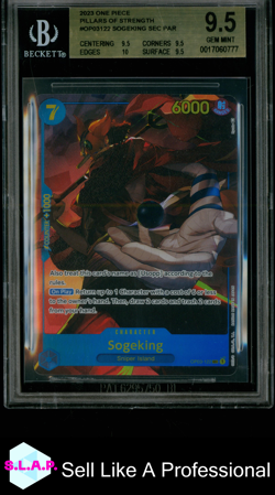SOGEKING SEC PAR 2023 ONE PIECE PILLARS OF STRENGTH OP03122 BGS 9.5 - Image 1