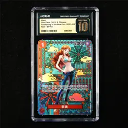 CGC 10 PRISTINE 2023 One Piece CHN Nami OP01-016 Rare - SP Ver. - Image 1