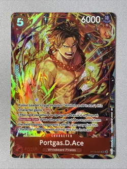 One Piece - Illustration Box Vol. 5 - ST15-005 - Portgas.D.Ace - Promo Alt Art - Image 1