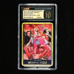 CGC 10 PRISTINE 2025 One Piece JPN Don!! Robin/Uta/Nami/Hancock GOLD - Image 1