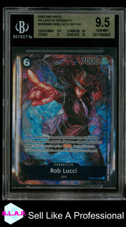 ROB LUCCI SR PAR 2023 ONE PIECE PILLARS OF STRENGTH OP03092 BGS 9.5 - Image 1