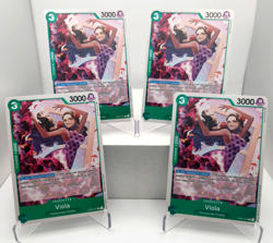 Viola Playset - OP04-021 x4 - Kingdoms of Intrigue - One Piece TCG - English - Image 1