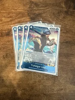 Trafalgar Law Playset - OP07-047 x4 - 500 Years in the Future - One Piece TCG - Image 1