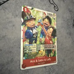 Ace & Sabo & Luffy - OP13-007 SR - One Piece - Carrying on His Will - Image 2