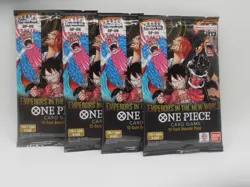 One Piece TCG OP09 Emperors In The New World Booster Pack x4 English Sealed - Image 1