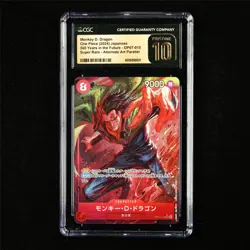 CGC 10 PRISTINE 2024 One Piece JPN Monkey D.Dragon OP07-015 SR(Alt Art Parallel) - Image 1
