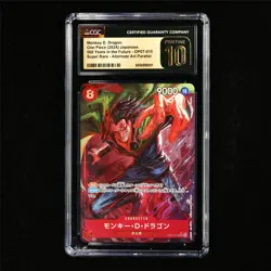 CGC 10 PRISTINE 2024 One Piece JPN Monkey D.Dragon OP07-015 SR(Alt Art Parallel) - Image 2