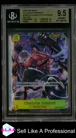 CHARLOTTE KATAKURI SEC PAR 2023 ONE PIECE PILLARS OF STRENGTH OP03123 BGS 9.5 - Image 1