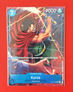KYROS - One Piece OP10-046 -Alt Art - Super Rare - Royal Blood - Image 1