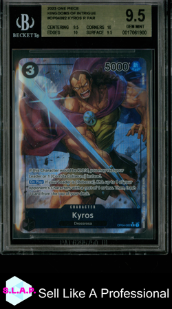KYROS R PAR 2023 ONE PIECE KINGDOMS OF INTRIGUE OP04082 BGS 9.5 - Image 1