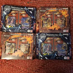 One Piece Illustration Box Lot Vol 5 And Vol 6 Bundle Of 4 Brand New Pristine - Image 1