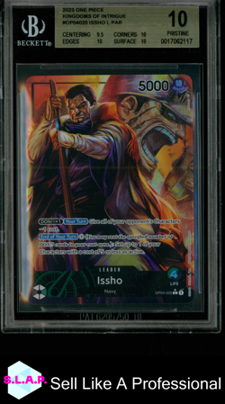 ISSHO L PAR 2023 ONE PIECE KINGDOMS OF INTRIGUE OP04020 BGS 10.0 - Image 1