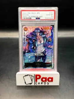 ONE PIECE - OP 02 - JP - PARAMOUNT WAR Kuzan PSA 10 GEM MINT Alt Art. - Image 1