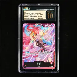 CGC 10 PRISTINE 2023 One Piece JPN Uta P-011 Promo (Alt Art Parallel) - Image 1