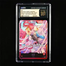 CGC 10 PRISTINE 2023 One Piece JPN Uta P-011 Promo (Alt Art Parallel) - Image 2