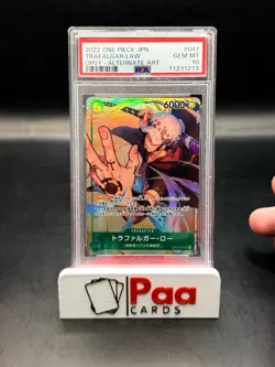 ONE PIECE - OP 01 - JP - Romance Down Trafalgar Law PSA 10 GEM MINT Alt Art. - Image 1