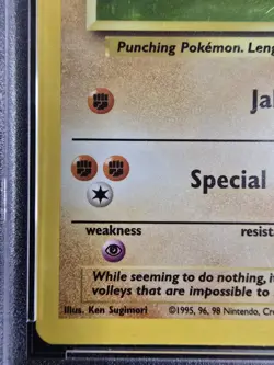 *PSA 6* Hitmonchan Holo #7/102 1999 Pokemon Base Set (English) - Image 5
