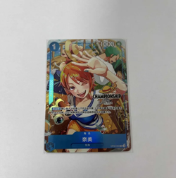 One Piece Chinese Card Game Championship 25-26 Nami OP09-050 R Alt Card - Image 1