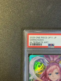 PSA 10 Shirahoshi L OP11-022 Parallel A Fist of Divine Speed Japanese 2025 - Image 3