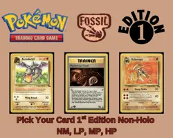 1999 Pokemon Fossil 1st Edition WOTC Non-Holo #16-62 NM LP MP HP Pick Your Card - Image 1