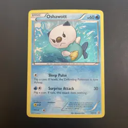 Oshawott BW08 Black & White Promos Holo Pokemon TCG Card English MP - Image 1