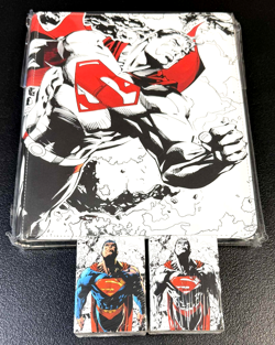 Superman Dragon Shield Lot Card Portfolio 360 Pockets, 2 Sets of Sleeves SEALED! - Image 1