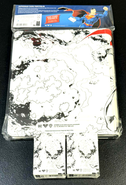 Superman Dragon Shield Lot Card Portfolio 360 Pockets, 2 Sets of Sleeves SEALED! - Image 2