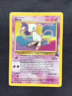 Pokemon Cards: Wizards Black Star Promo: Mew 8 - Image 1