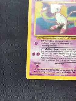 Pokemon Cards: Wizards Black Star Promo: Mew 8 - Image 5