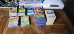 vintage pokemon bulk lot Unlimited print,fossil,gym heros and some modern cards - Image 1