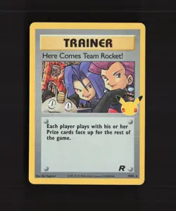 Here Comes Team Rocket! 15/82 Celebrations Ultra Rare Holo Pokemon Card NM - Image 1