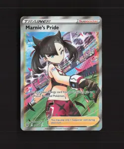 Marnie's Pride 171/172 Brilliant Stars Full Art Ultra Rare Holo Pokemon Card LP+ - Image 1