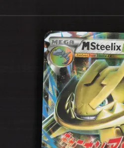 Mega M Steelix EX 68/114 Steam Siege Ultra Rare Holo Pokemon Card NM - Image 3